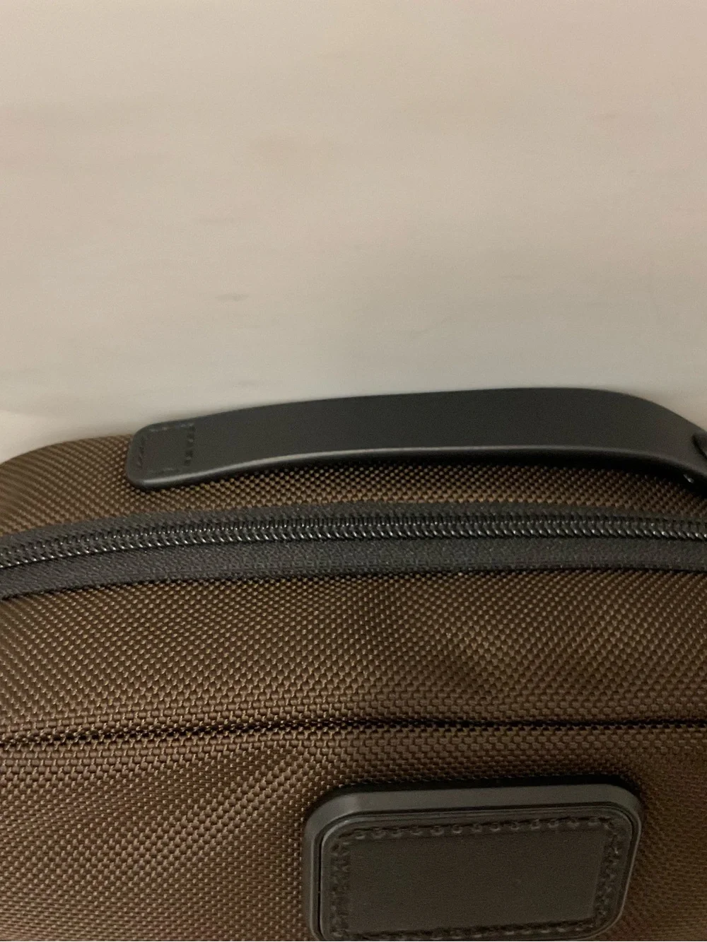 NEW Tumi GEN 4.3 - 8.5” Ballistic Zippered Split Travel Dopp Kit - COFFEE BROWN